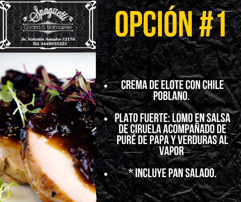 Lomo en salsa de Siruela